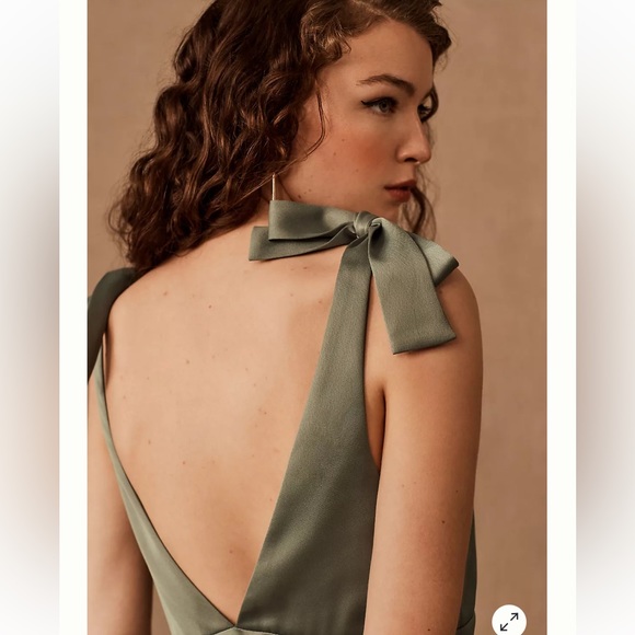 BHLDN Hudson Satin Dress (Bridesmaid) - Picture 4 of 7